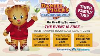 Daniel Tiger Screening HaydenMagic ValleyBoise [upl. by Slohcin]