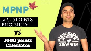 How to Calculate Manitoba PNP Score  MPNP Points Calculator [upl. by Htelimay]