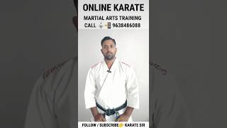 ONLINE KARATE TRAINING SYSTEM 9638486088  karatetraining onlinekaratetraining karate [upl. by Sillaw724]