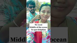 Dolphins kanpinchaya shorts shortsindia travel minivlog dolphin goatrip vacation couple fy [upl. by Enitsyrk]