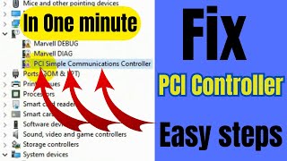 PCI memory controller driver missing in Windows [upl. by Lennie680]