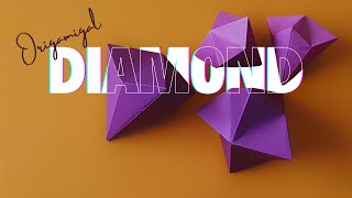 Brilliance Unfolded Diamond Origami Tutorial [upl. by Fari125]