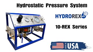 Hydrostatic Test System Pneumatic Pressure Test Pump [upl. by Daron]