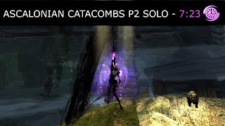 qT Ascalonian Catacombs Path 2 Solo  723  Mesmer [upl. by Drusilla616]