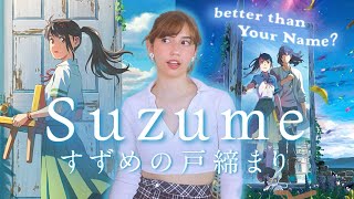 Suzume 🚪 is it better than Your Name Anime Movie Review [upl. by Socram712]