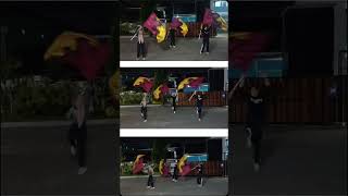 Practice marching marchingshow drumcorps marchingband colorguard fyp fypシ゚viral fypage [upl. by Jannel]