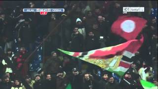 Ibrahimovic Goal on Cesena  23012011 [upl. by Essyla482]