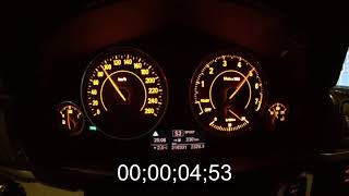 BMW 320i F30 acceleration 0100kmh 1nsane chip tuning [upl. by Drusy]