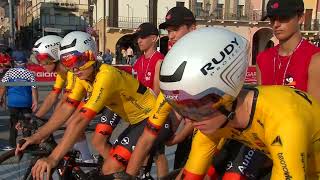 1 Tappa  Giro del Veneto Juniores  Padova  Padova TTT [upl. by Fiedler]