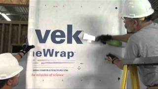 How to install DuPont Tyvek HomeWrap [upl. by Riti750]