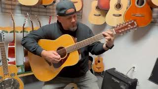 David and Trenton Demo an FG720S12 Yamaha 12string acoustic guitar [upl. by Wohlen]