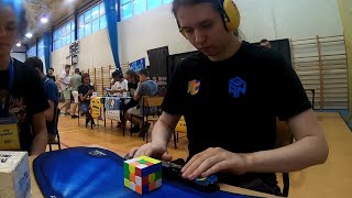 Rubiks Cube World Record Average 486 [upl. by Adnawaj19]