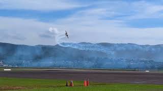 Yak110 Flying Demonstration at Airshows Downunder Shellharbour 2024 [upl. by Manus]