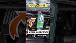 ⚠️TOP 5 reasons for HIGH OIL CONSUMPTION⚠️ cartips carmechanic mechanicsecrets carrepairtips [upl. by Annavahs]