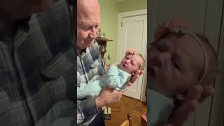 My 8th baby meeting her great grandad wholesome grandpa baby mom family pregnancy familyvlog [upl. by Berkly]