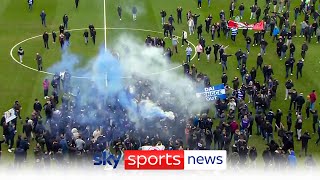 Reading v Port Vale abandoned as home fans refuse to leave pitch in protest against owner Dai Yongge [upl. by Harald]