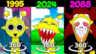 360° VR Incredibox Sprunki 1995 vs 2024 vs 2088 [upl. by Nuajed]