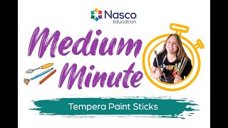 Medium Minute Tempera Paint Sticks [upl. by Ennaihs]