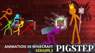 Animation vs Minecraft Season 3  Pigstep Edit [upl. by Yrffoeg]