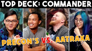 Our First Game of Commander  Top Deck  Magic The Gathering  Commander EDH [upl. by Atiruam]