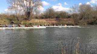 Ants W2 ejectorcrash Torpids 2016 [upl. by Dareg]