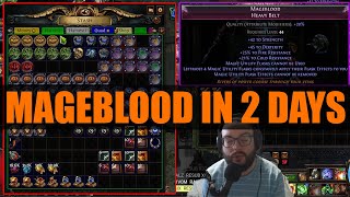 Path of Exile 323 FARM a Mageblood in 2 Days  NO MAGIC FIND [upl. by Nyrhtac808]