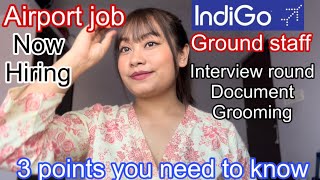 All about Ground Staff  Interview  Airport job  Monika Laishram 💙 [upl. by Shanda692]