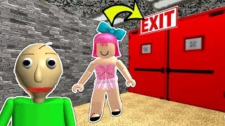 Roblox ESCAPE BALDIS SCHOOL [upl. by Spindell]