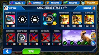 TOP PRIZE GYROSPHERE VICTORY PACK  JURASSIC WORLD THE GAME [upl. by Klaus]