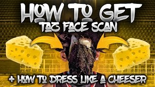 2K17 HOW TO GET TAZ FACE SCAN  HOW TO LOOK LIKE A CHEESER  PS4 🧀 [upl. by Aeiram420]