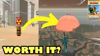 IS THE NEW NUKE BOMB WORTH IT IN ROBLOX MILITARY TYCOON [upl. by Ellerred883]