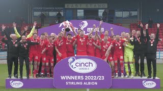 Trophy Presentation  29042023  SPFL cinch League Two Champions 20222023 [upl. by Koorb311]