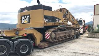 Transporting The Tesmec 1675 Cat 365C Caterpillar 328D And Doosan DX235  Fasoulas Transports [upl. by Farrand]