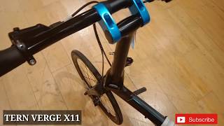 TERN VERGE X11  TERN VERGE X11 FOLDING BIKE [upl. by Lorine]