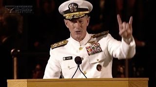 Admiral McRaven addresses the University of Texas at Austin Class of 2014 [upl. by Peirsen]