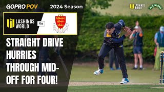 Delightful Straight Drive Races Through Mid Off For Four  Lashings vs Odiham 2024 [upl. by Amek]