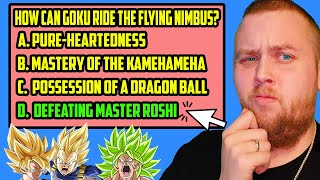 I Took The Ultimate Dragon Ball Trivia Quiz [upl. by Odnaloy]