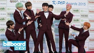 BTS Earns First Grammy Nomination for Best Recording Package  Billboard News [upl. by Boleslaw642]