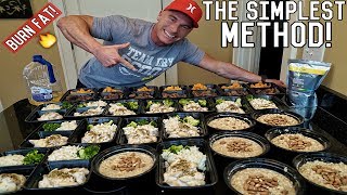 How To Meal Prep For The Entire Week  Bodybuilding Shredding Diet Meal Plan [upl. by Petrick685]