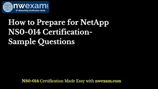 How to Prepare for NetApp NS0014 Certification Sample Questions [upl. by True]