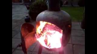 Tuinhaard van gasfles DIY gardenstove of gasbottle [upl. by Nileuqaj253]