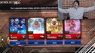 OPENING ALL THE MADDEN MOBILE CHRISTMAS PRESENTS [upl. by Delorenzo]