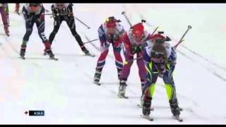 Biathlon World Championships 2016  Double Mixed Relay [upl. by Ardnohsed93]