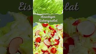 Eisbergsalat mit Tomaten Paprika und Radieschen so einfach und doch so lecker [upl. by Aloisia478]