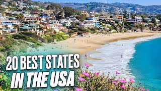 Best States to Visit in USA 2024 4K [upl. by Harmony]