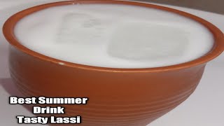 Best summer drink tasty lassi  Sweet Lassi  Homemade lassi [upl. by Alayne]