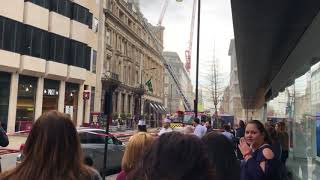 Fire in Maroush London Oxford Street next to Debenhams amp SunGlass Hut [upl. by Terzas791]