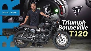 2023 Triumph Bonneville T120  The Perfect Modern Classic [upl. by Shing]