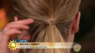 Fyra frisyrer du lätt fixar själv  Nyhetsmorgon TV4 [upl. by Huttan]