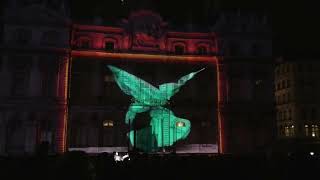 Fête des lumières 2023 Lyon  Place des Terreaux  quotCELLULODquot de Bruno Ribeiro [upl. by Daren180]